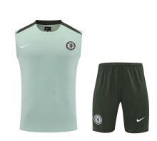 Chelsea Sleeveless Training Kit Green 2025/26