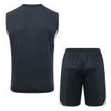 Real Madrid Sleeveless Training Kit Gray 2025/26