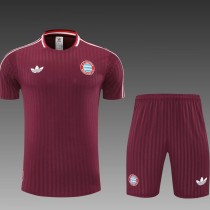 Bayern Munich Training Jersey Kit Red 2025/26