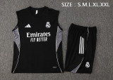 Real Madrid Sleeveless Training Kit Black 2025/26