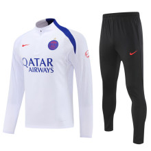 Kids PSG Training Kit (Sweatshirt+Pants) White 2025/26