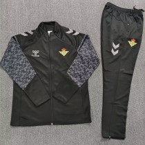 Kids Real Betis Training Kit (Sweatshirt+Pants) Black 2025/26