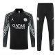 PSG Authentic Training Kit (Sweatshirt+Pants) Black 2025/26 - Player Version