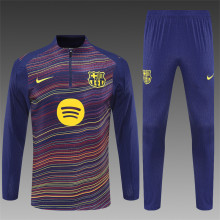 Kids Barcelona Training Kit (Sweatshirt+Pants) Blue 2025/26