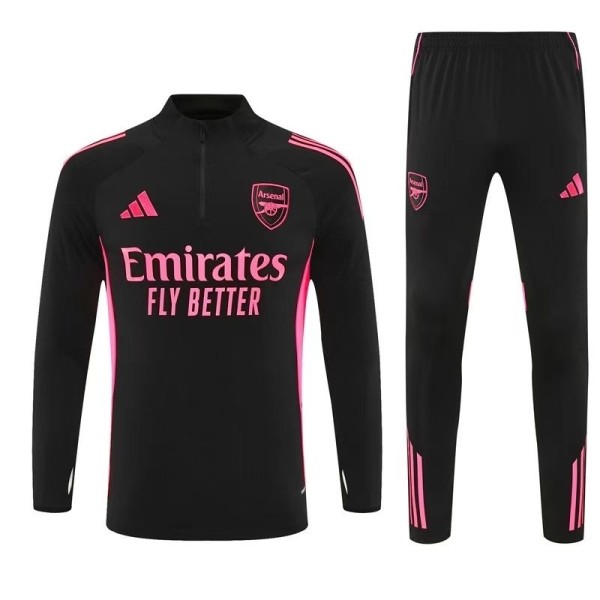 Arsenal Training Kit (Sweatshirt+Pants) Black 2025/26