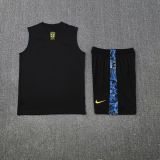 Brazil Sleeveless Training Kit Blue 2025