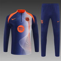 Kids Barcelona Training Kit (Sweatshirt+Pants) Blue 2025/26