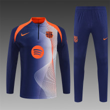 Kids Barcelona Training Kit (Sweatshirt+Pants) Blue 2025/26