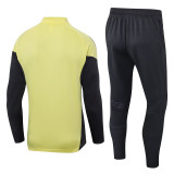 Kids Real Madrid Training Kit (Sweatshirt+Pants) Yellow 2025/26
