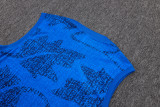 France Sleeveless Training Kit Blue 2025