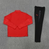 Kids AC Milan Training Kit (Sweatshirt+Pants) Red 2025/26