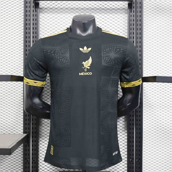 Mexico Authentic Gold Cup Black Special Soccer Jersey 2025