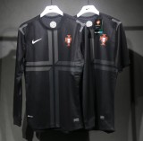 Portugal Retro Authentic Soccer Jersey Away Shirt 2013
