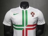 Portugal Retro Authentic Soccer Jersey Away Shirt Euro 2012