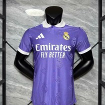 Real Madrid Authentic Football Jersey Purple Polo Special Edition Shirt 2025/26