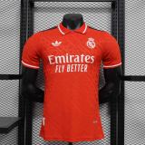 Real Madrid Authentic Soccer Jersey Red Special Edition Shirt 2024/25