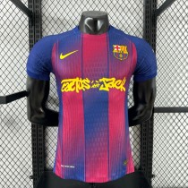 Authentic Soccer Jersey Barcelona Home x Travis Scott Shirt 2025/26