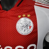 Ajax Authentic Football Jersey Home Shirt 2025/26