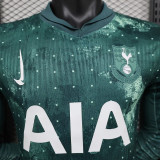Tottenham Hotspur Authentic Football Jersey Third Away Long Sleeve Shirt 2024/25