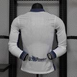 Authentic Soccer Jersey Inter Milan Away Shirt Long Sleeve 2024/25