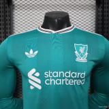 Liverpool Authentic Football Jersey Third Away Long Sleeve Shirt 2025/26