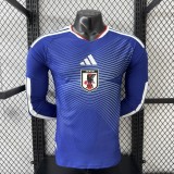 Japan Authentic Soccer Jersey Home Long Sleeve Shirt World Cup 2026
