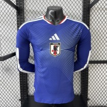 Japan Authentic Soccer Jersey Home Long Sleeve Shirt World Cup 2026
