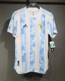 Argentina Retro Authentic Jersey Home Football Jersey 2021