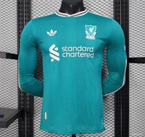 Liverpool Authentic Football Jersey Third Away Long Sleeve Shirt 2025/26