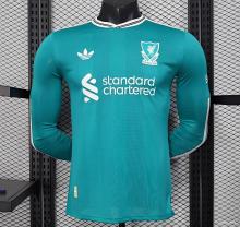 Liverpool Authentic Football Jersey Third Away Long Sleeve Shirt 2025/26
