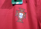 Portugal Retro Authentic Soccer Jersey Home Long Sleeve Shirt Euro 2012