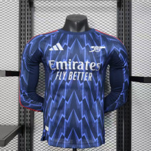 Arsenal Authentic Soccer Jersey Away Long Sleeve Shirt 2025/26