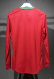 Portugal Retro Authentic Soccer Jersey Home Long Sleeve Shirt Euro 2012