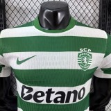 Sporting CP Authentic Soccer Jersey Home Shirt 2025/26