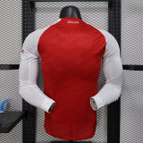 Arsenal Authentic Soccer Jersey Home Long Sleeve Shirt 2025/26