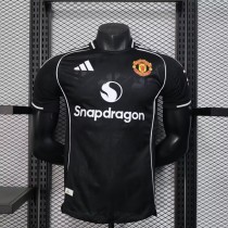 Manchester United Authentic Black Special Edition Football Jersey Shirt 2025/26