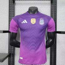 Argentina Authentic Soccer Jersey Purple Goalkeeper Shirt 2025