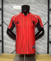 Manchester United Authentic x US Pack Baseball Jersey Shirt 2025/26
