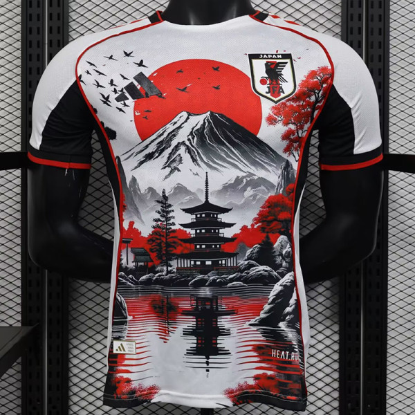 Japan Authentic Soccer Jersey Red Sun Mt. Fuji Pagoda Special Edition Shirt 2025