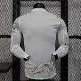 Portugal Authentic Soccer Jersey Away Long Sleeve Shirt 2025