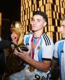 Argentina Retro Authentic Jersey Home Football Jersey World Cup 2022 - Three Stars
