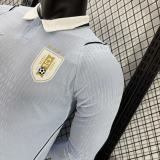 Uruguay Authentic Soccer Jersey Home Long Sleeve Shirt World Cup 2026