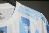 Argentina Retro Authentic Jersey Home Football Jersey 2021