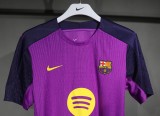 Barcelona Authentic Soccer Jersey Purple Training Shirt 2025/26