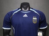 Argentina Retro Authentic Jersey Away Football Jersey World Cup 2006