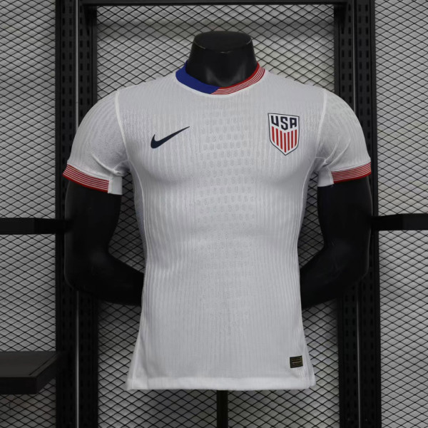 USA Authentic Soccer Jersey Home Shirt Copa America 2024