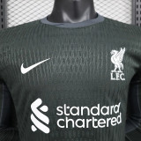 Liverpool Authentic Football Jersey Away Long Sleeve Shirt 2024/25