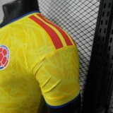 Colombia Authentic Soccer Jersey Home Shirt World Cup 2026