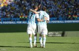 Argentina Retro Authentic Jersey Home Football Jersey World Cup 2014