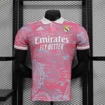 Real Madrid Authentic Soccer Jersey Dragon Pink Special Edition Shirt 2024/25